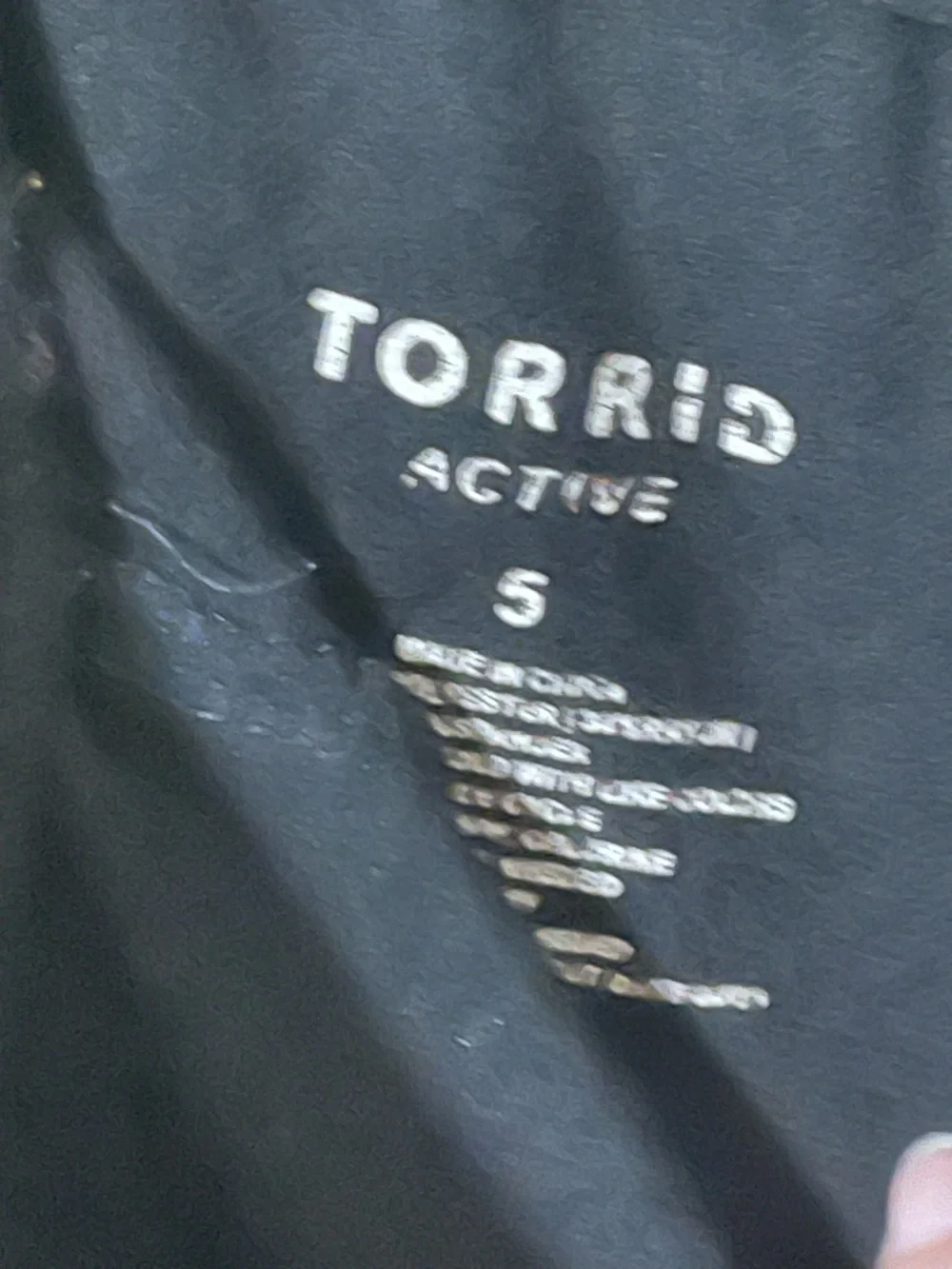 torrid Black High-Rise Joggers with Tapered Ankles - Picture 3 of 3